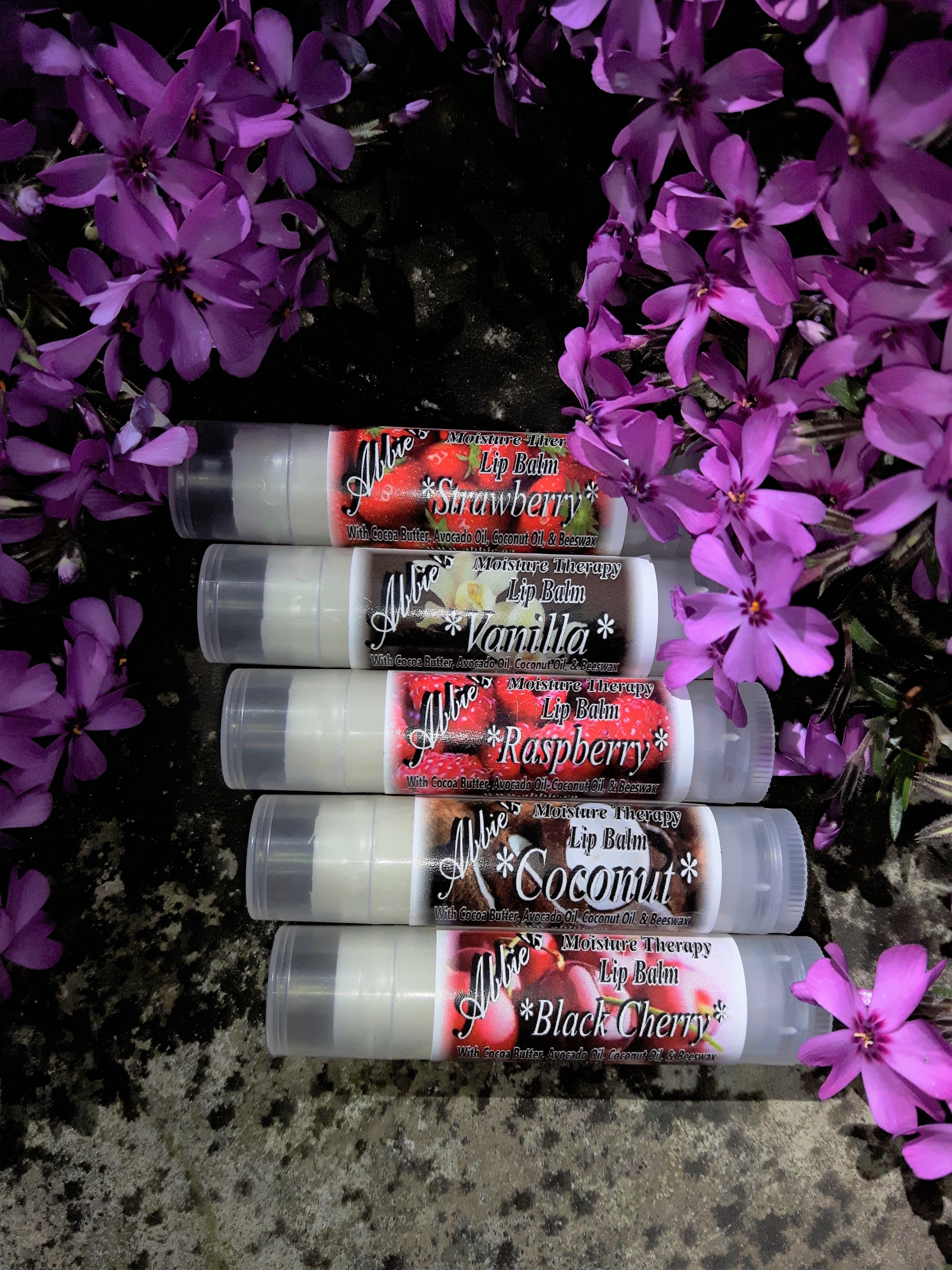 Moisture Therapy Lip Balms - Abbie's Natural Skin Care Products